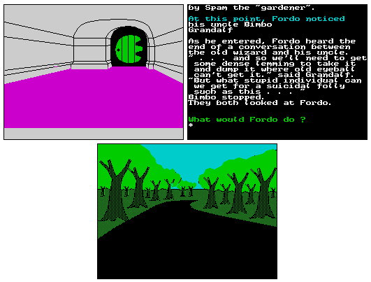 Three screenshots